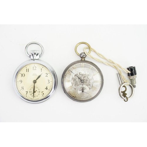 226 - A Silver cased Pocket Watch along with a Smiths Empire Pocket Watch.