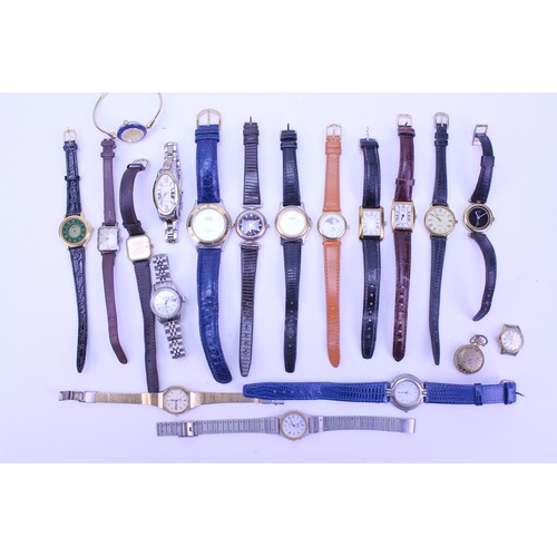 234 - A quantity of watches to include Rotary, Butchers, Seiko, SYMA, Ronson, FUNAI, etc.