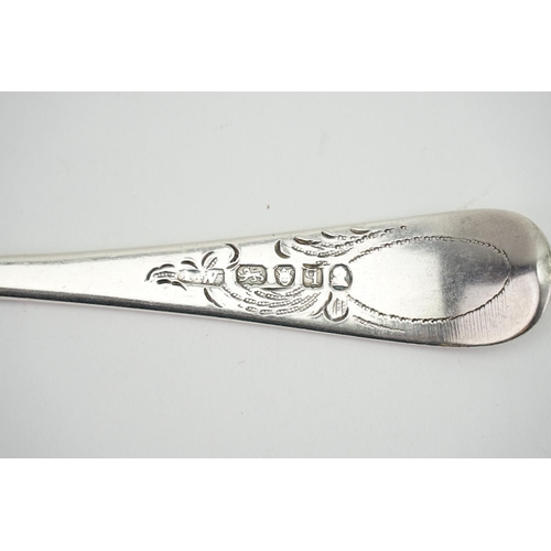 51 - A Lovely 1791 Silver Salad Spoon. Weighing: 54.5 grams.