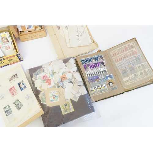 339 - A quantity of World Stamps, Victorian Envelopes, Stock Books & Loose Stamps.