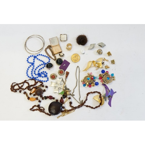 201 - A Box of Costume Jewellery to include Bangles, Beads, etc.