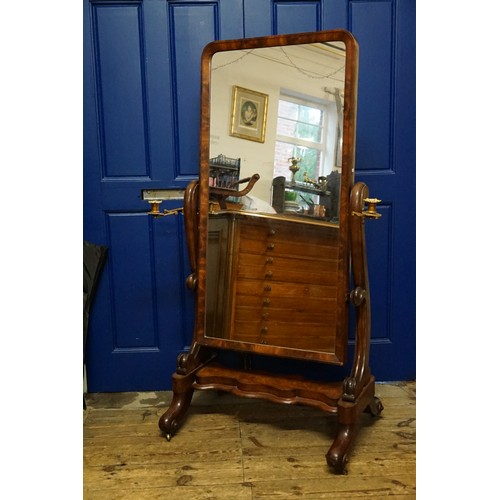 246 - An Early Victorian Mahogany Framed Swing Movement 