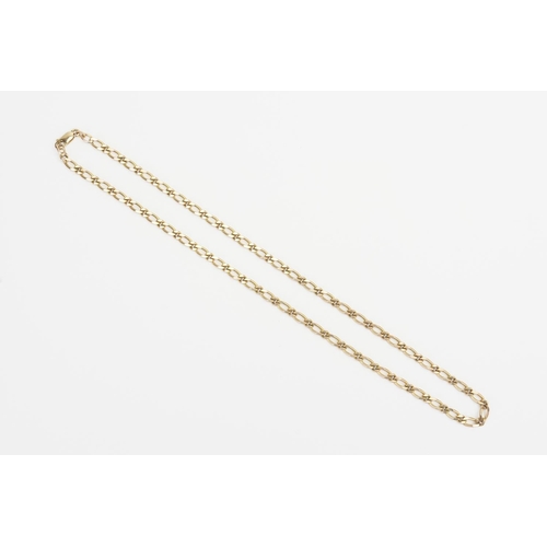 145 - A 9ct Gold Chain. Length: 51cms. Weight: 19 grams.