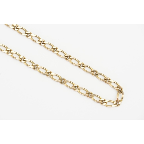 145 - A 9ct Gold Chain. Length: 51cms. Weight: 19 grams.