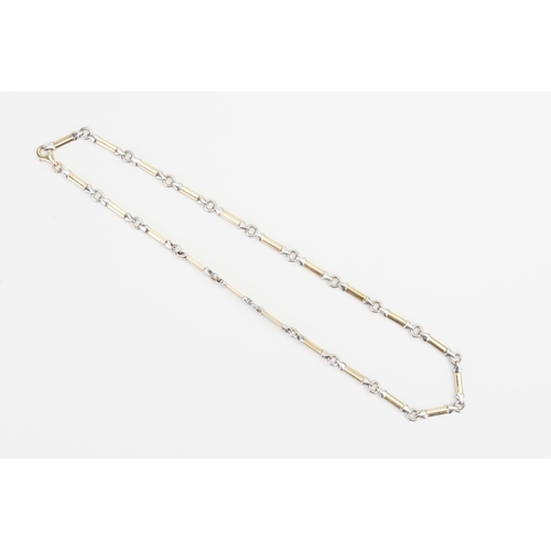 126 - A 9ct Gold Bar Necklace in the 