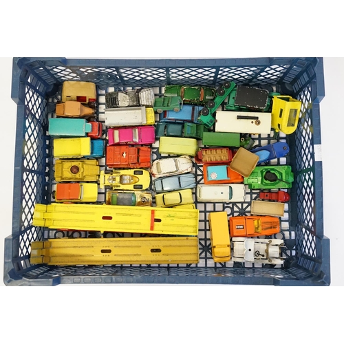 169 - A Tray of 25+ Play Worn Matchbox models to include Superfast, Yesteryears, etc.