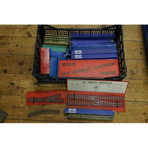 502 - A Large Box of Hornby Dublo Boxed accessories to include Track, Points, etc along with some boxed G ... 
