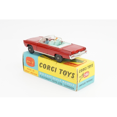 37 - A Pair of 1960s Boxed Corgi models to include No: 246 