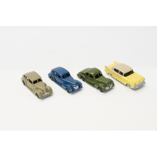 306 - A Tray of 1940s/1950s Dinky Models to include a Chrysler, Buick, Studebaker & a Hudson Hornet. All m... 