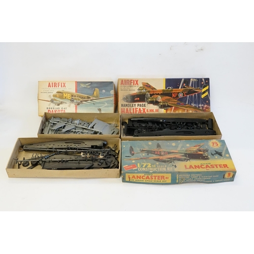 441 - 3 x Unmade Airfix Plastic Kits to include a No: 1418 
