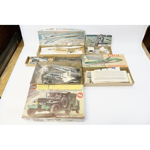 444 - 4 x Unmade Airfix Plastic Kits to include No: 08362-9 