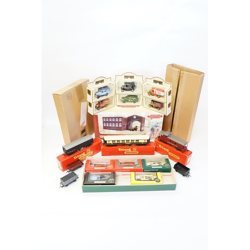 346 - 3 x Boxed Lledo/Trackside Gift Sets along with a Tri-ang No: R115 