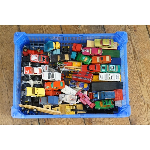 166 - A Tray of Play Worn 1980s Matchbox Superfast Models. Around 40+.
