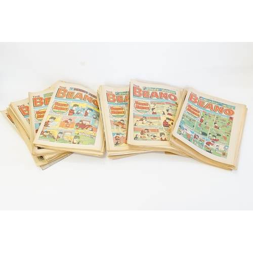 631 - A Large collection of 1980s Beano Comics in Excellent Condition.