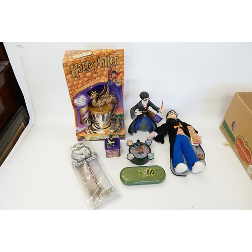 583 - A Collection of Original Harry Potter Toys to include a Boxed Magic Tankard, 2 x Harry Potter Figure... 