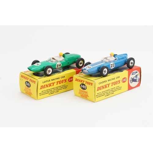 257 - A Pair of 1960s Boxed Dinky Racing Cars to include No: 240 