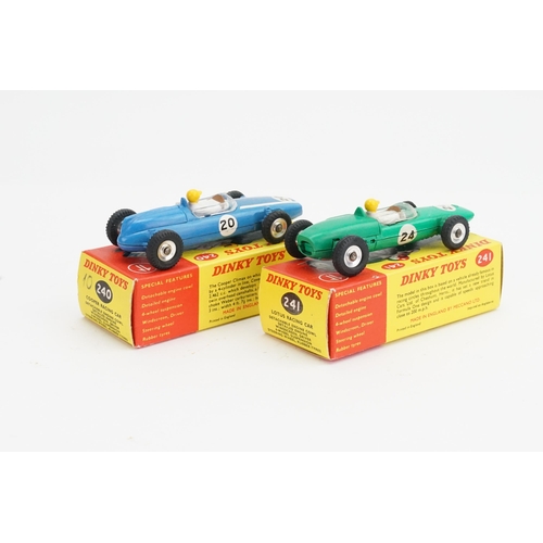 257 - A Pair of 1960s Boxed Dinky Racing Cars to include No: 240 