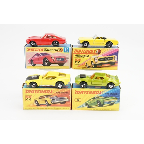 210 - 4 x Matchbox 1/75 Superfast Models to include No: 9 