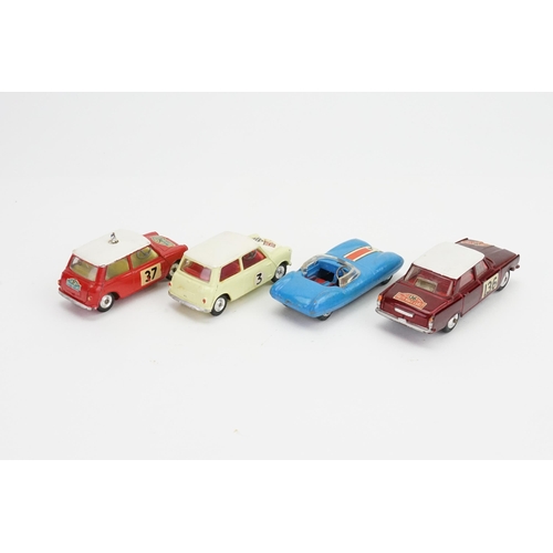 111 - A Tray of 4 x 1960s Corgi models to include a 