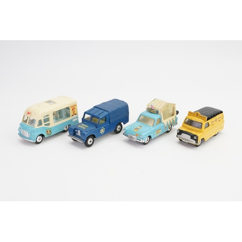 112 - A Tray of 4 x 1960s Corgi models to include a 