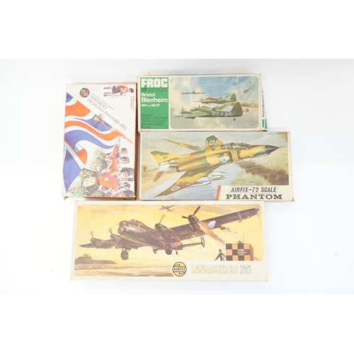 422 - Three Vintage Unmade Plastic Kits to include Airfix-72 No: 493 