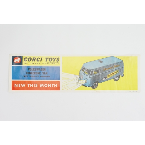 136 - An Original Shop Display Poster advertising the Corgi No: 441 