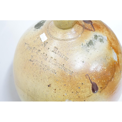 917 - A Large Earthenware Four Gallon Cider Flagon 