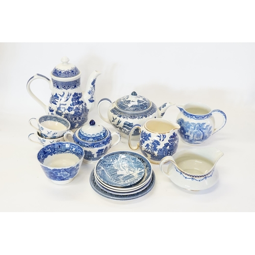 511 - A Collection of Blue & White China to include makers 