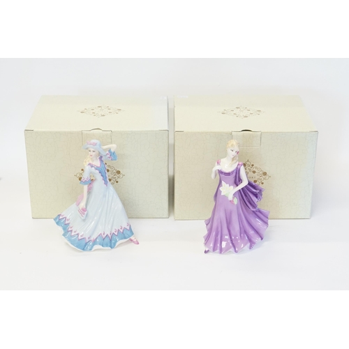 513 - A Pair Coalport Figurines from the Sentiments Collection to include 