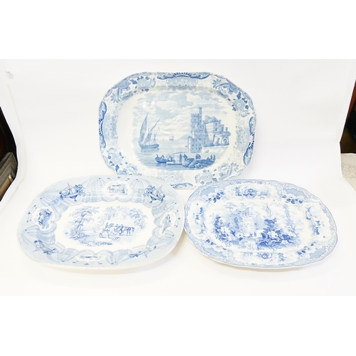 547 - A Large Victorian Meat Plate made by 