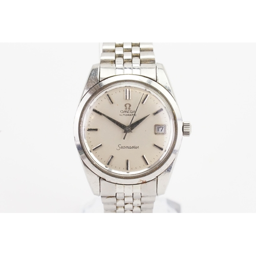 287 - A Vintage Omega Seamaster Chronometer Automatic Silver Dial Watch, with replacement strap. Along wit... 