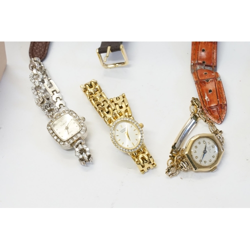 305 - A Collection of various Watches to include a 9ct Gold cased Ladies Watch, Casio's, Sekonda, etc.