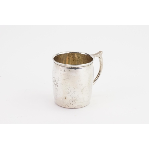 80 - A Silver Christening Mug by 