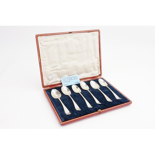 66 - A Set of Five Hanoverian Drop Bottomed Tea Spoons by 