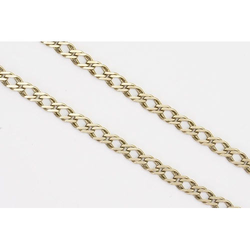 232 - A 9ct Gold Chain Link Necklace. Measuring: 46cms long. Weighing: 16.8 grams.