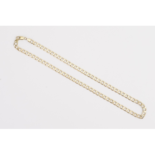 233 - A 9ct Gold Chain Link Necklace. Measuring: 49cms long. Weighing: 15.35 grams.