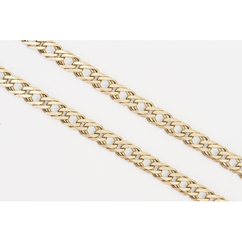 235 - A 9ct Gold Chain Link Necklace. Measuring: 47cms long. Weighing: 25.9 grams.