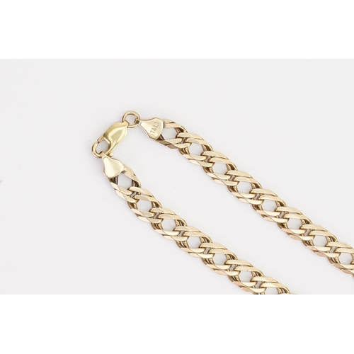 235 - A 9ct Gold Chain Link Necklace. Measuring: 47cms long. Weighing: 25.9 grams.