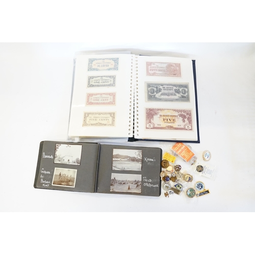 995 - An interesting collection of Singapore printed paraphernalia including the Ceylon, photographs in In... 