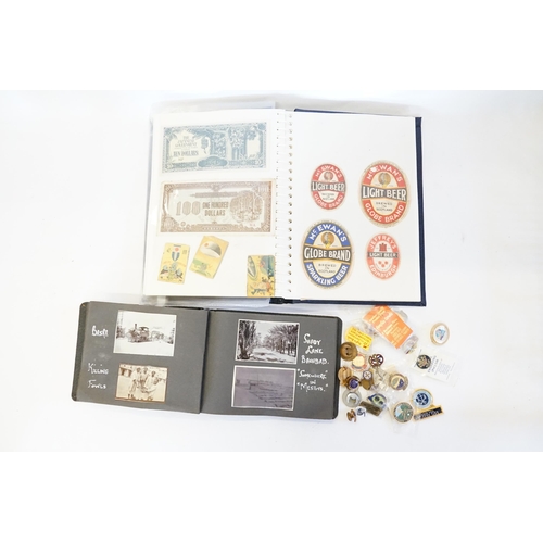 995 - An interesting collection of Singapore printed paraphernalia including the Ceylon, photographs in In... 