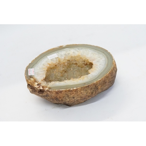 708 - A Large Natural Quartz Geode.