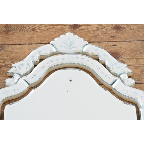 816 - A Swing Frame Triptych Dressing Table Mirror. Measuring: 93cms across x 80cms.