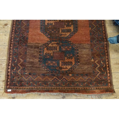 662 - A Red Ground All Over Floral bordered & Central Medallion Carpet with a Zig-Zag Border. Measuring: 1... 