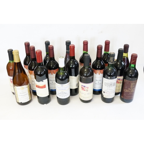 845 - A Collection of 18 Unopened Mostly Red Wine to include Val Duna 1996, Alt Zano 2001, Domaine de Laur... 