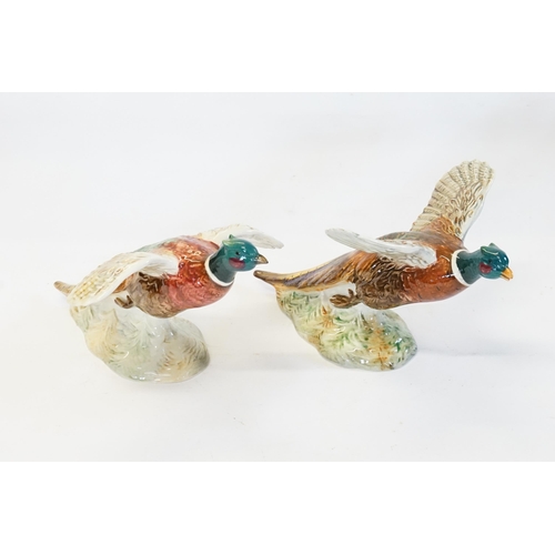 412 - Two Beswick Studies of Pheasants No: 849 + 850.