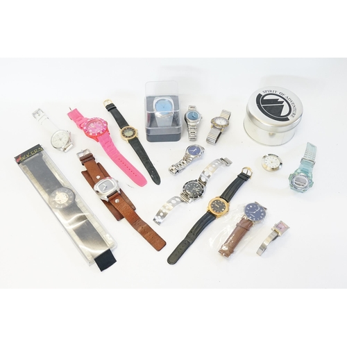 204 - A Collection of Watches to include Tickers, Fosil, Seacraft, Sekonda, Baby G, etc.