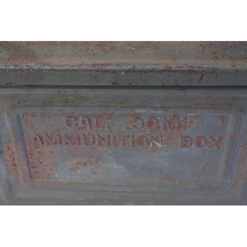 288 - A 30mm Machine Gun Ammunition Box in Green.