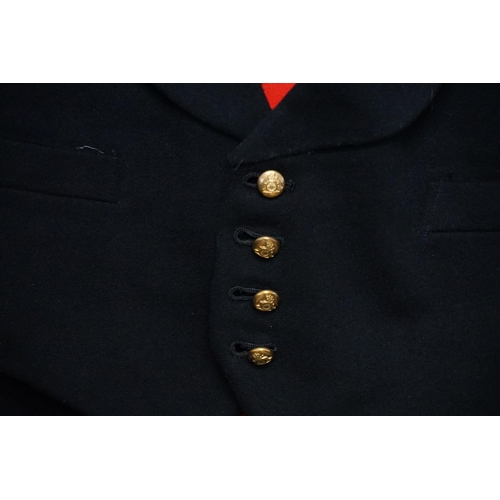 295 - A Royal Artillery Mess Suit with Insignia & Stripe Trousers along with Patches, Buttons & a Parachut... 