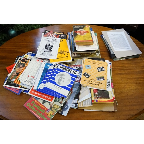 738 - A Large Collection of Original Football League Programmes to incude England, Arsenal, Tottenham Hots... 