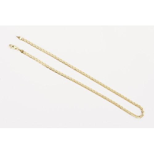 97 - A 9ct Gold Chain Link Necklace. Weighing 8.2 grams. Length: 41cms Long.